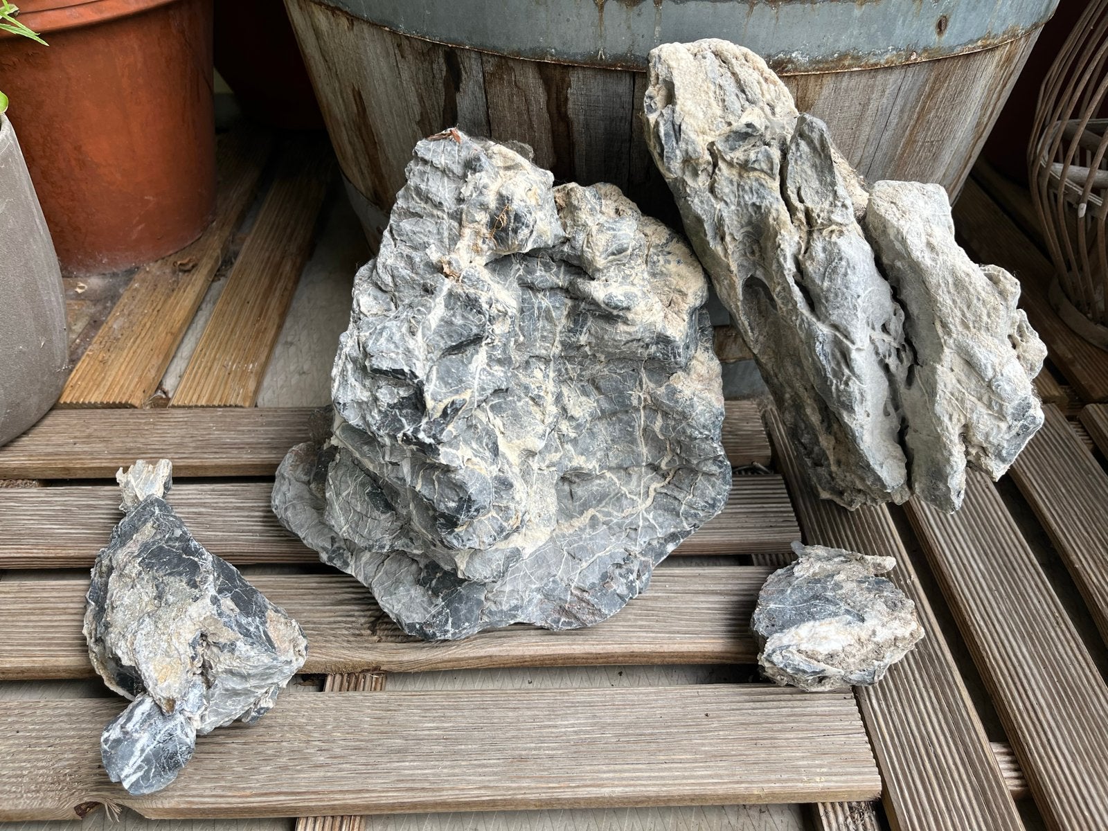 Seiryu stenen voor aquascape, Dieren en Toebehoren, Ophalen, Plant(en), Steen of Hout