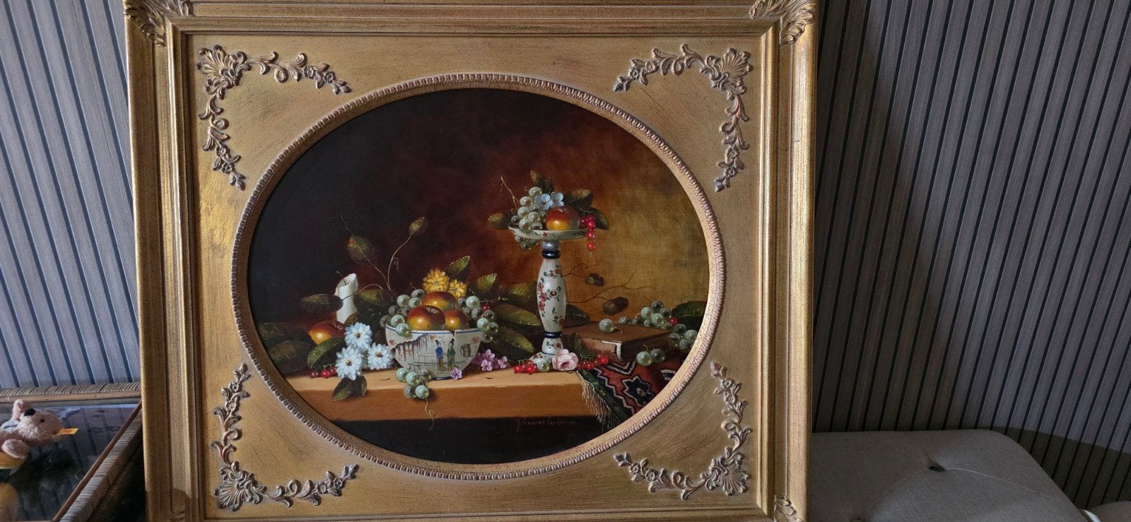 mooi stilleven, Ophalen