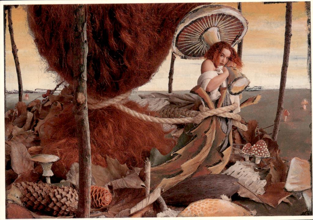 kunstkaart, herfst 94, Kristian Esser, Verzenden, 1980 tot heden, Ongelopen, Overige thema's