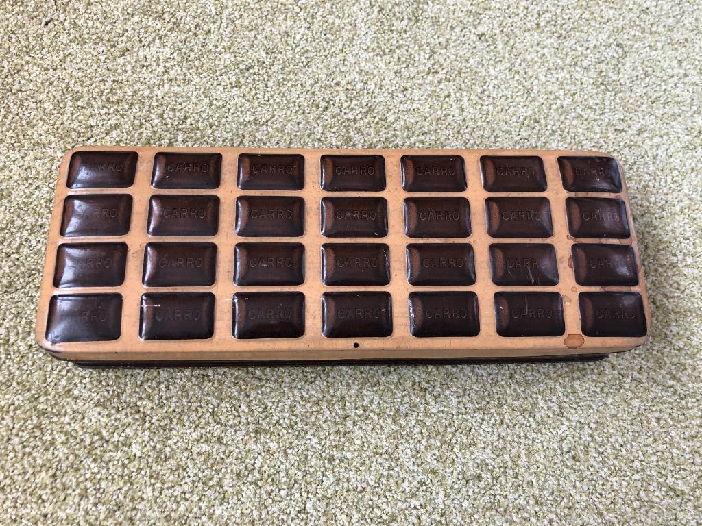 blik, Driessen, chocolade, langwerpig, Ophalen of Verzenden, Gebruikt, Overige, Overige merken