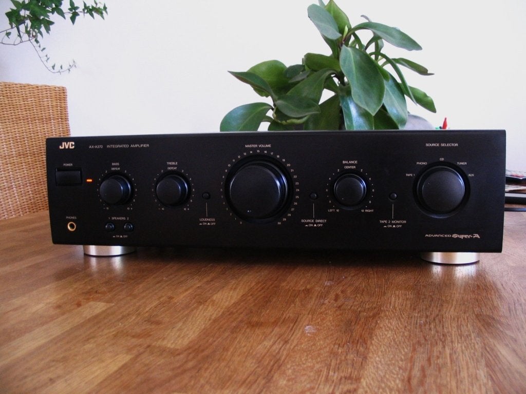 90's JVC stereo-versterker type AX-A372, Audio, Tv en Foto, Gebruikt, JVC, Ophalen of Verzenden, Minder dan 60 watt