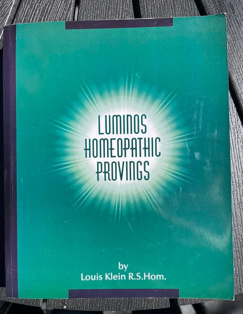 Luminos homeopathic provings by Hom, Ophalen of Verzenden, Zo goed als nieuw