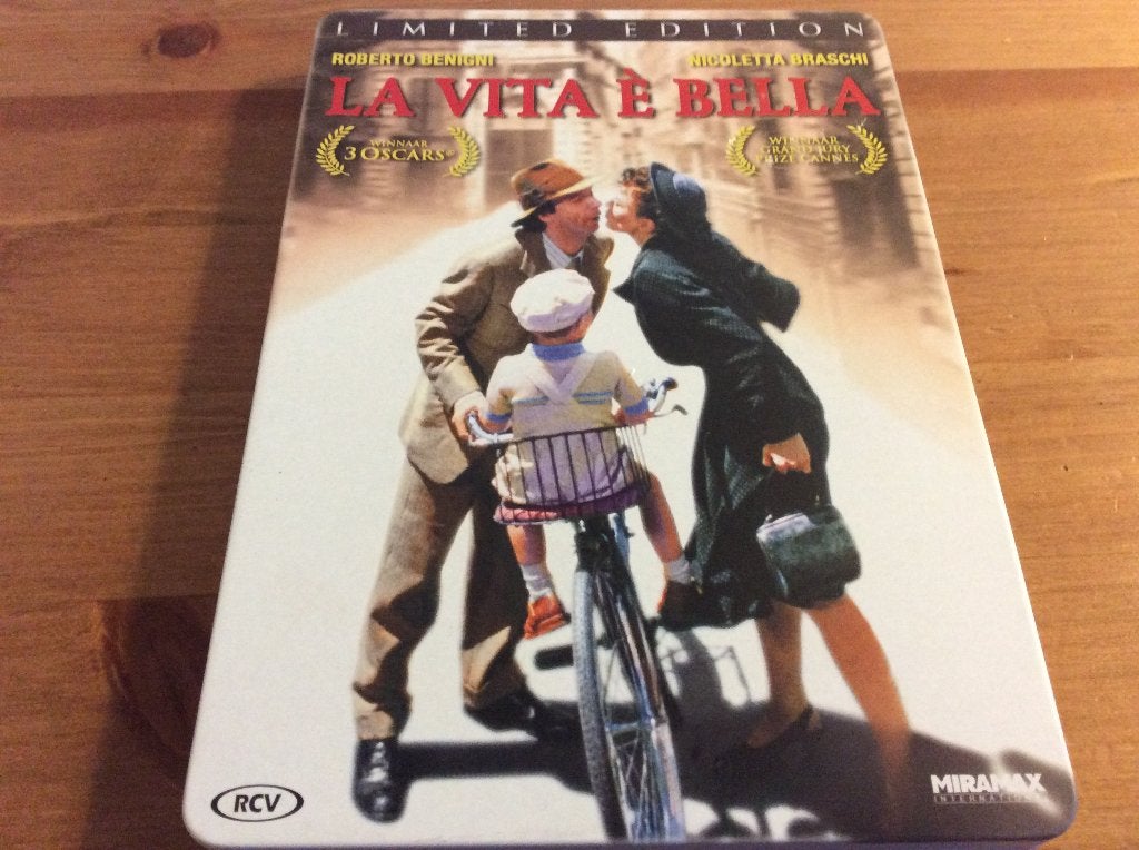 La Vita é Bella. limited edition. dvd steelbook, Alle leeftijden, Ophalen of Verzenden, Zo goed als nieuw