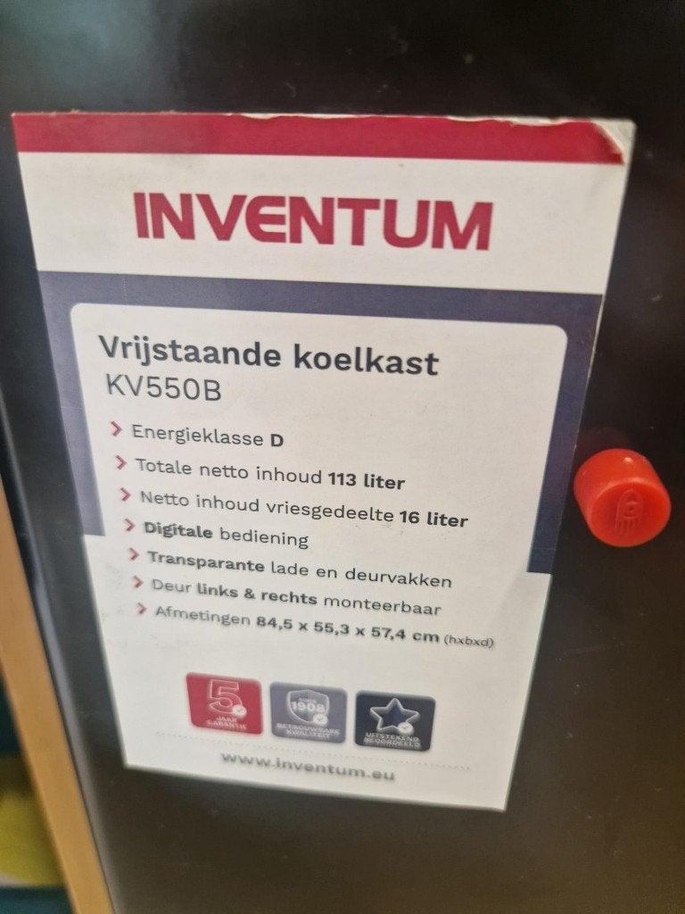tafelmodel koelkast, Witgoed en Apparatuur, Koelkasten en IJskasten, 100 tot 150 liter, Zo goed als nieuw, 45 tot 60 cm, Met vriesvak