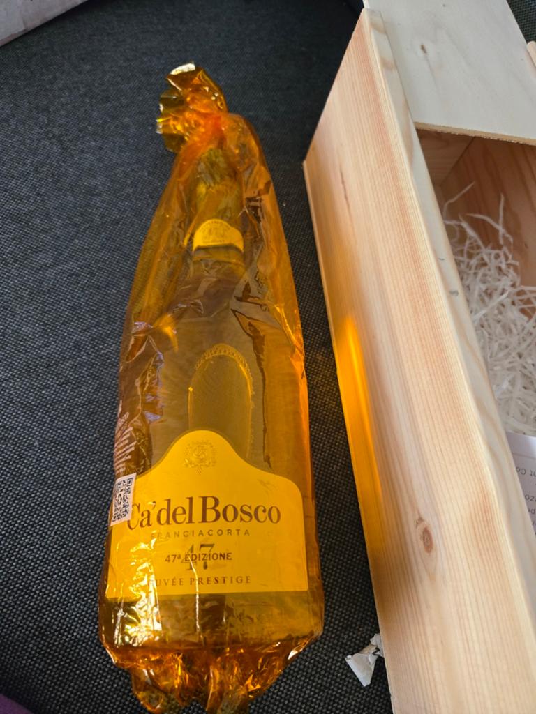 Ca' del Bosco Franciacorta Cuvée Prestige 47e editie, Verzamelen, Nieuw, Champagne, Vol, Italië