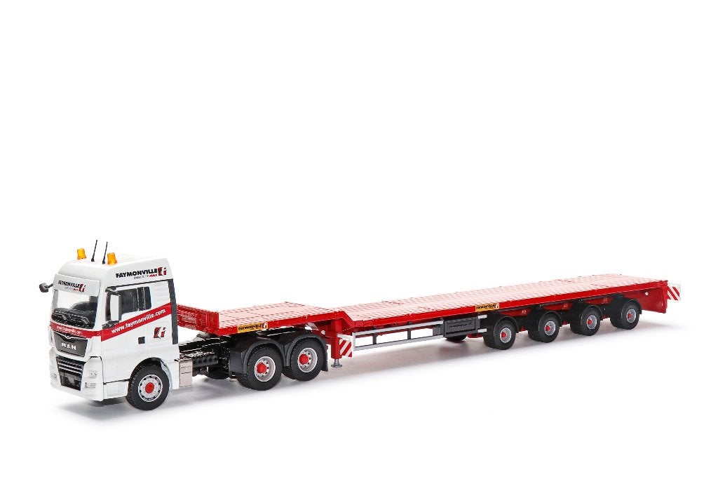 Conrad MAN TGX XLX Euro 6 met Faymonville dieplader 1:50, Ophalen of Verzenden, Nieuw, Bus of Vrachtwagen, Conrad