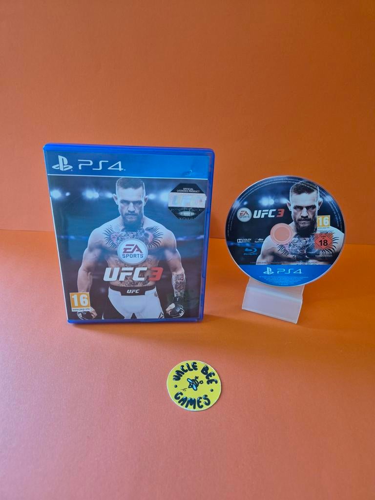 UFC 3, Spelcomputers en Games, Games | Sony PlayStation 4, Zo goed als nieuw, Vechten, 1 speler, Vanaf 16 jaar, Online, Verzenden