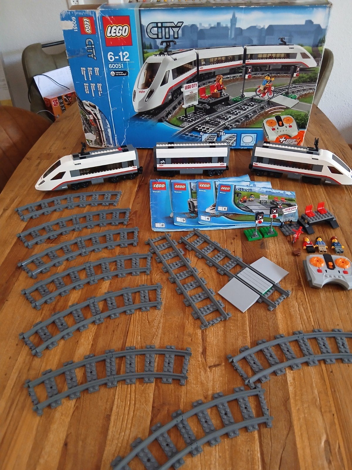 LEGO City Passagierstrein 60051 met afstandsbediening, Lego, Ophalen of Verzenden, City, Gebruikt