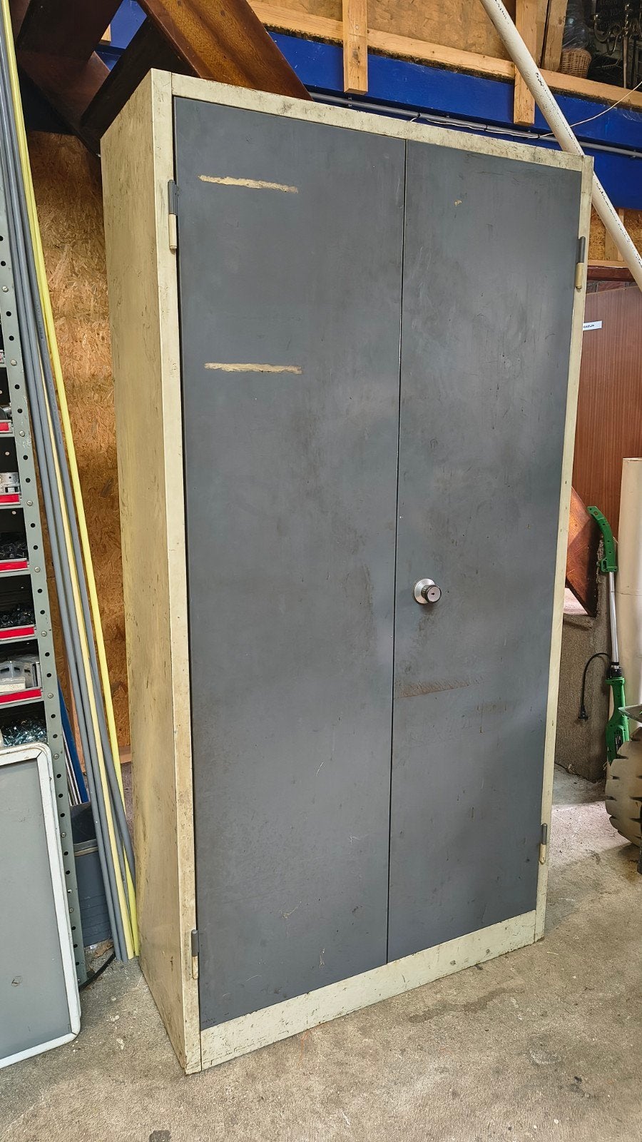 Werkplaatskast legbordkast, Huis en Inrichting, Kasten | Roldeurkasten en Archiefkasten, Gebruikt, 150 tot 200 cm, 50 tot 100 cm