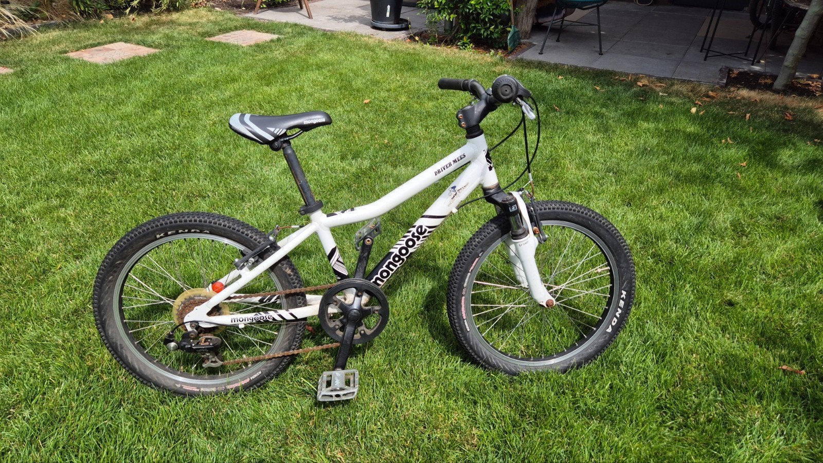 Stoere Mongoose mountainbike voor kinderen (6-9 jaar), Fietsen en Brommers, Gebruikt, Velgrem, Minder dan 49 cm, Ophalen