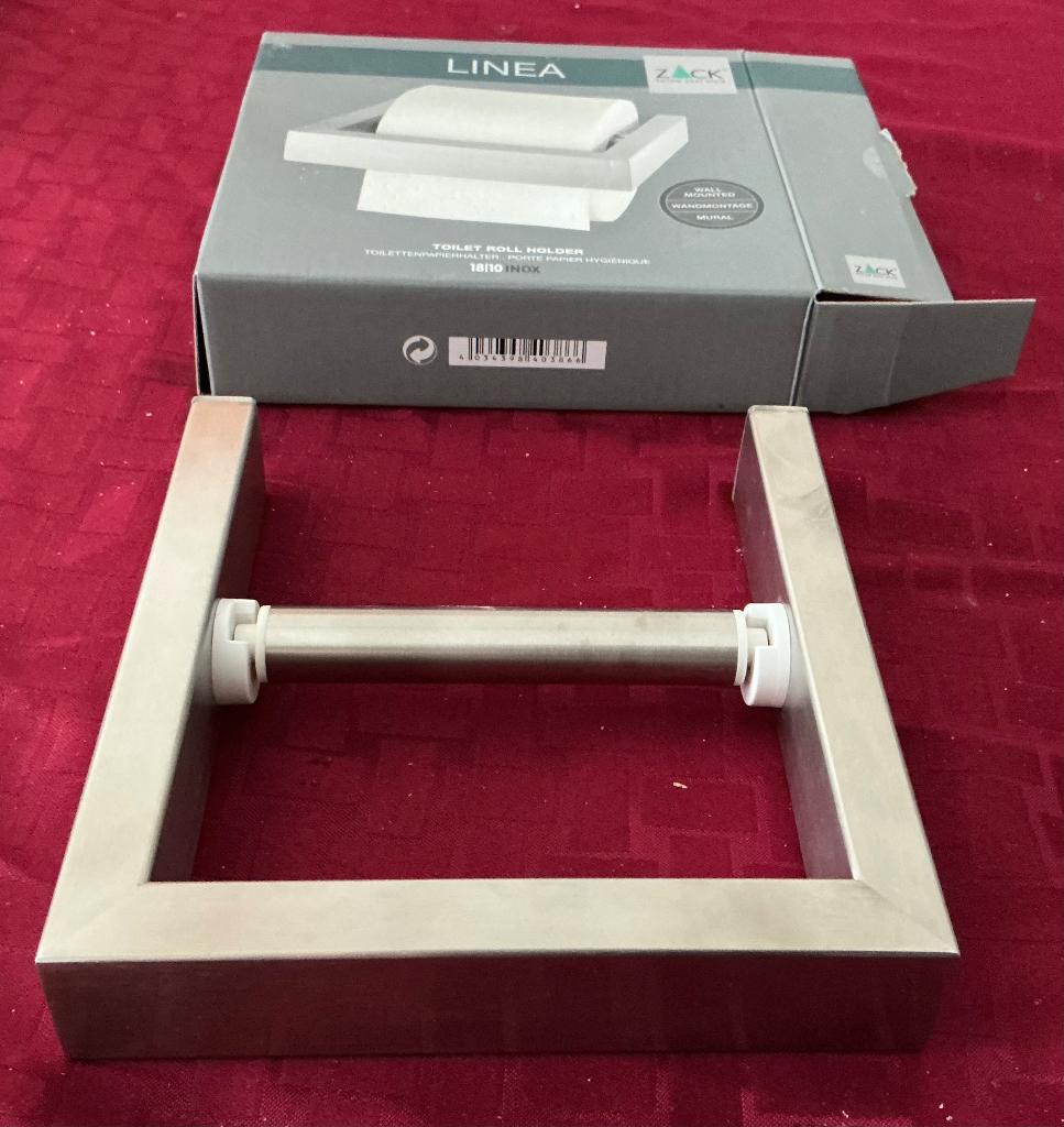 Zack Linea toiletrolhouder, Huis en Inrichting, Badkamer | Badtextiel en Accessoires, Ophalen, Nieuw, Overige kleuren, Overige typen