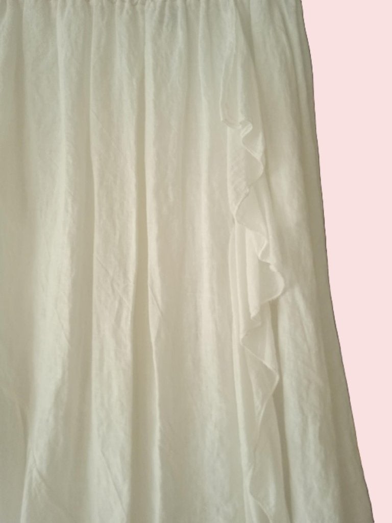 Asymmetrische rok van Asqua en Limone, Kleding | Dames, Rokken, Wit, Nieuw, Ophalen of Verzenden, Onder de knie