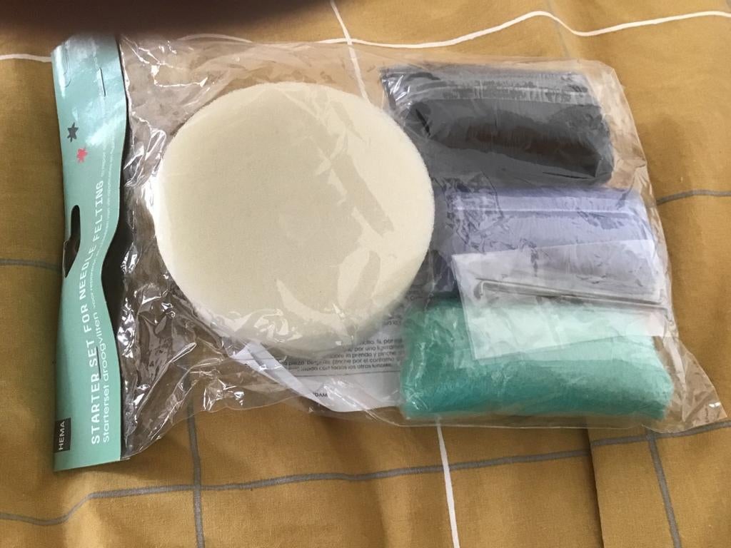 Naald vilten start pakket hema nieuw 2 soorten, Ophalen of Verzenden, Nieuw, Figuurtje(s)