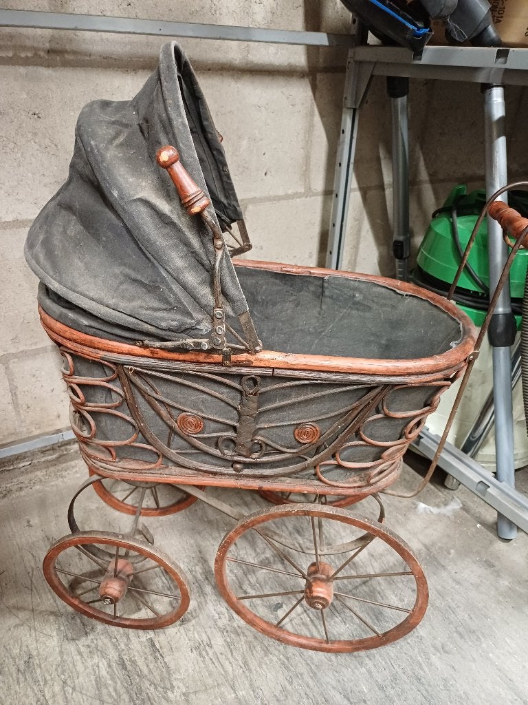 OUD POPPENWAGEN, Antiek en Kunst, Antiek | Speelgoed, Ophalen