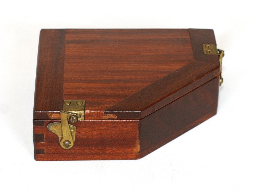 Antieke Mahonie houten kist voor een Clinometer, Ophalen of Verzenden, Zo goed als nieuw, Motorboot of Zeilboot, Overige typen