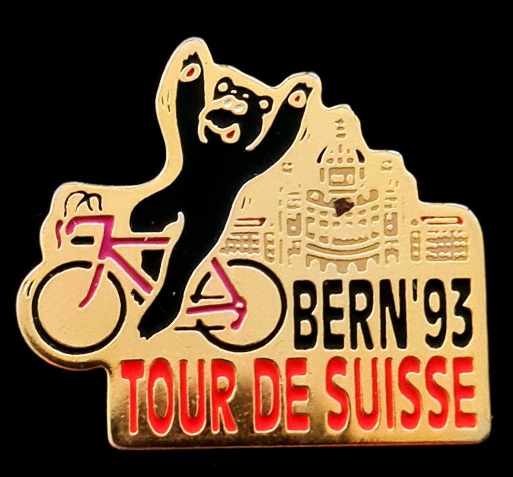 Tour de Suisse- Bern '93 pin, Verzenden, Nieuw, Sport, Speldje of Pin