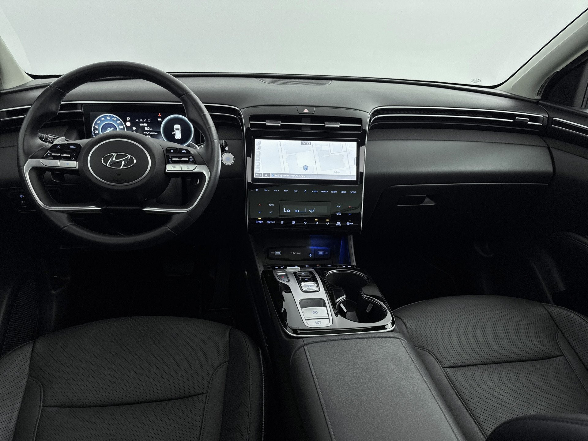 Hyundai Tucson - 1.6 T-GDI HEV Premium Sky // SCHUIFDAK // S, Auto's, Dealer onderhouden, Gebruikt, 1650 kg, Zwart