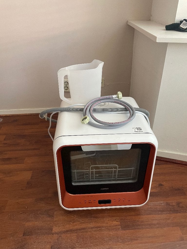 Mini vaatwasser, Witgoed en Apparatuur, Vaatwasmachines, Ophalen, Minder dan 10 liter, Zo goed als nieuw, Vrijstaand