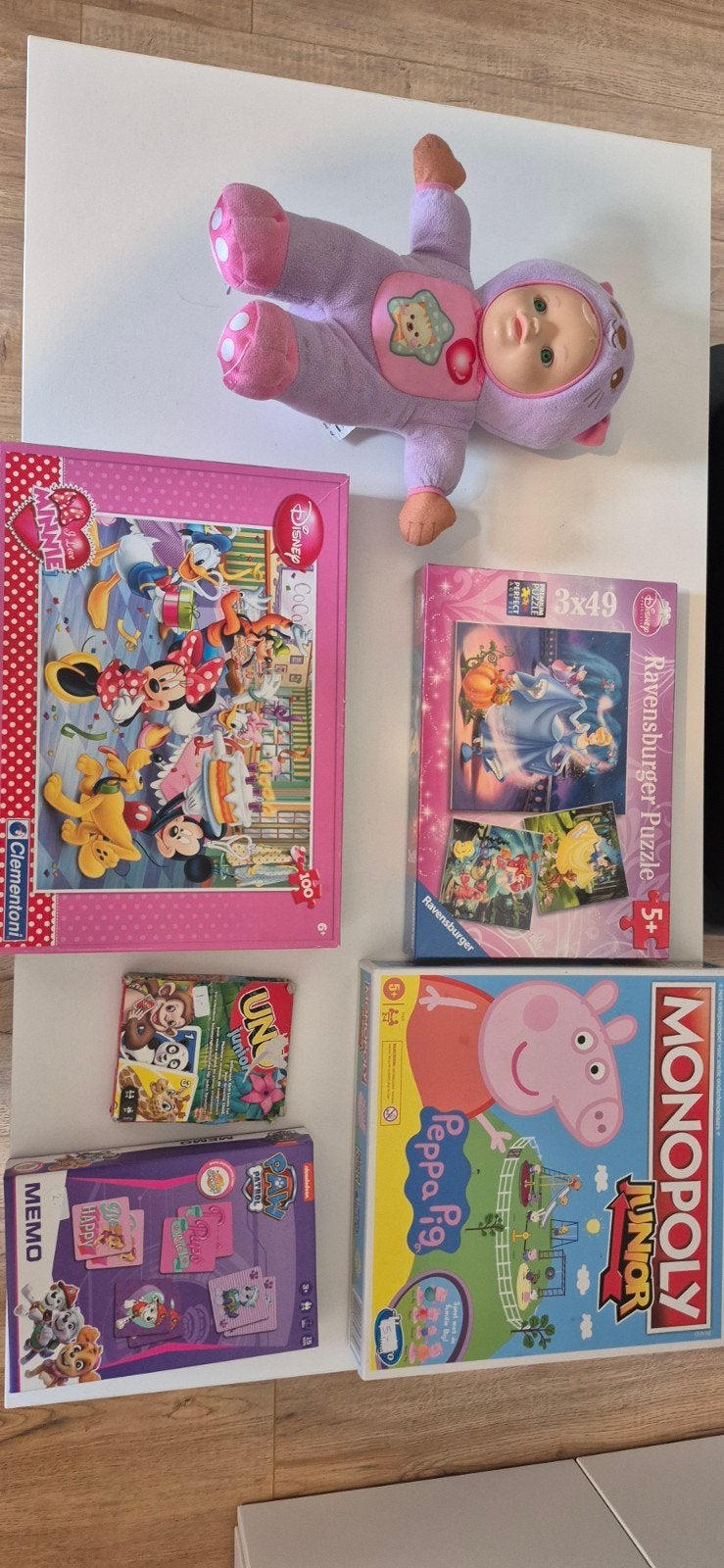 Diverse Spellen en Puzzels - Gezinsplezier!, Ophalen, Meer dan 50 stukjes, Gebruikt, 2 tot 4 jaar