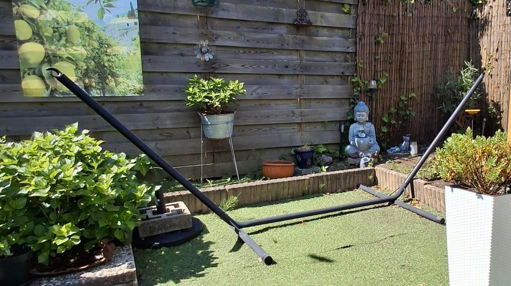 Hangmat standaard met 2 hangmatten erbij, Tuin en Terras, Ophalen