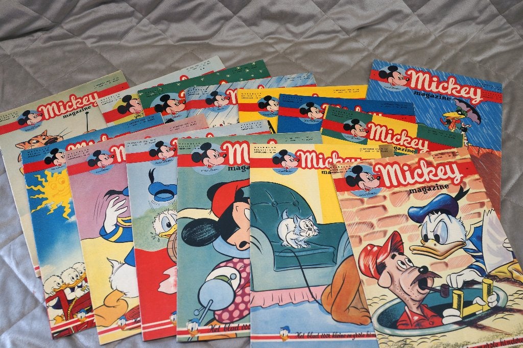 Pure nostalgie Prachtige vintage Mickey Magazine stripboeken, Boeken, Gelezen, Walt Disney, Europa, Ophalen of Verzenden