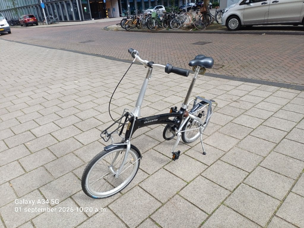 Gazelle Tranza Carbon Vouwfiets, Fietsen en Brommers, Ophalen, Versnellingen, Zo goed als nieuw, Totaal opvouwbaar
