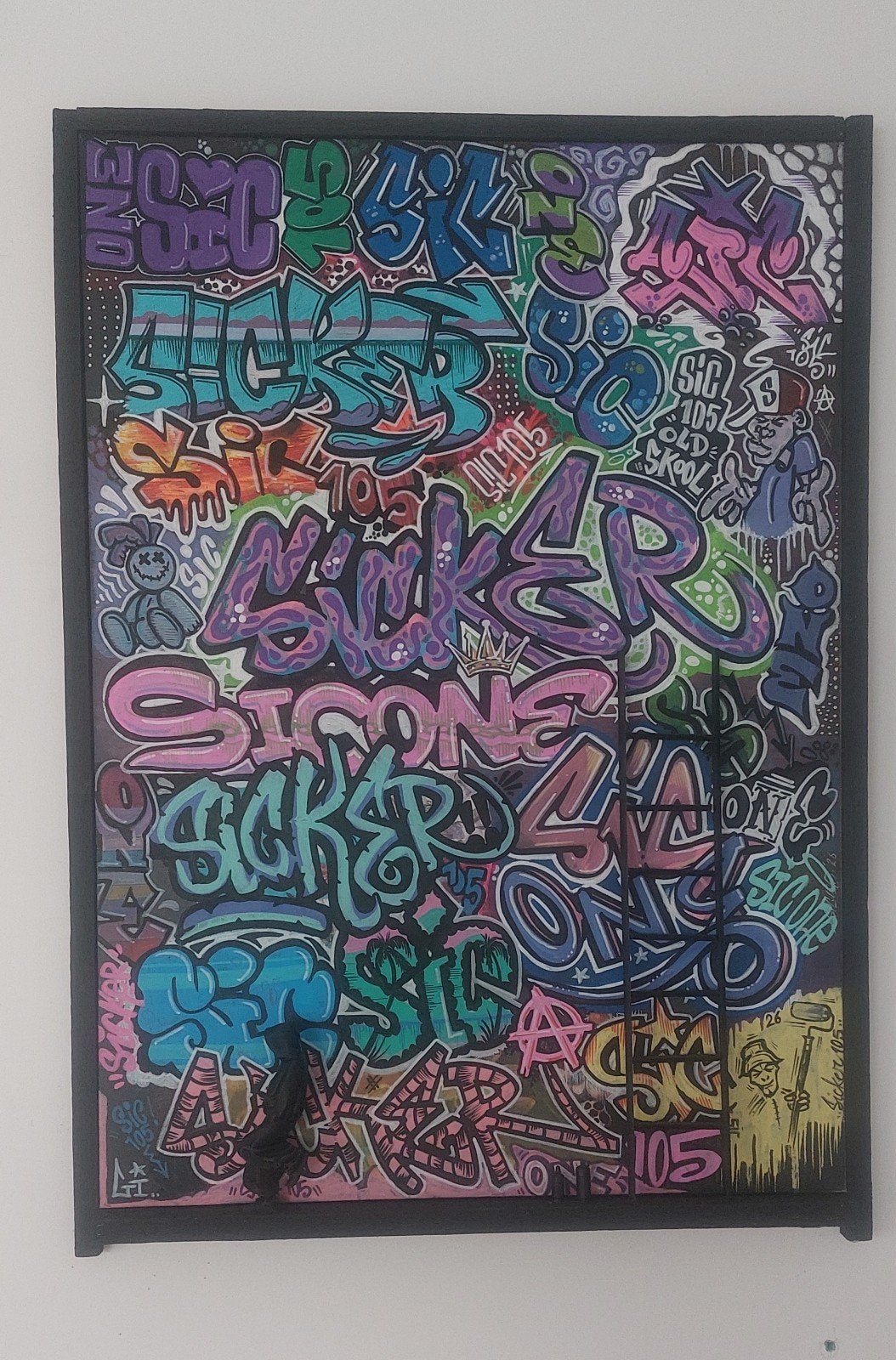 graffiti schilderij kunst graffitie art, Ophalen of Verzenden