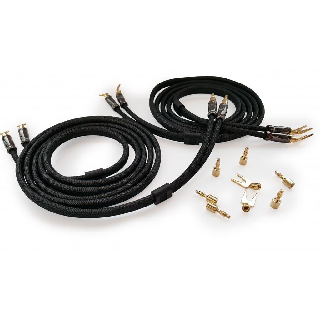 Ludic Hera luidsprekerkabel set [2pcs] length 2,5 mtr NIEUW!, Ophalen of Verzenden, Nieuw, 2 tot 5 meter, Luidsprekerkabel