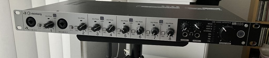 Steinberg UR824 19 inch USB 2.0 audio interface, Ophalen of Verzenden, Gebruikt, Extern, Steinberg