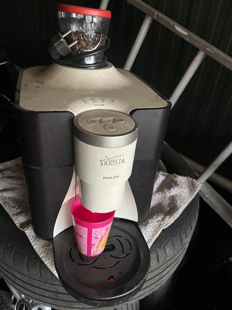 Senseo Sarista Philips koffiezetapparaat, Ophalen, Afneembaar waterreservoir, Gebruikt, Koffiemachine
