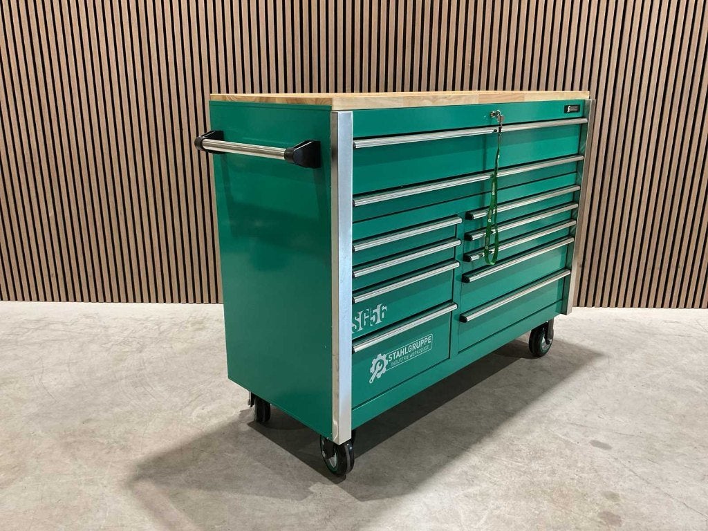 Stahlgruppe SG56 gevulde gereedschapswagen nieuw in doos ‼️, Doe-het-zelf en Verbouw, Gereedschapskisten, Ophalen, Gevuld, Nieuw