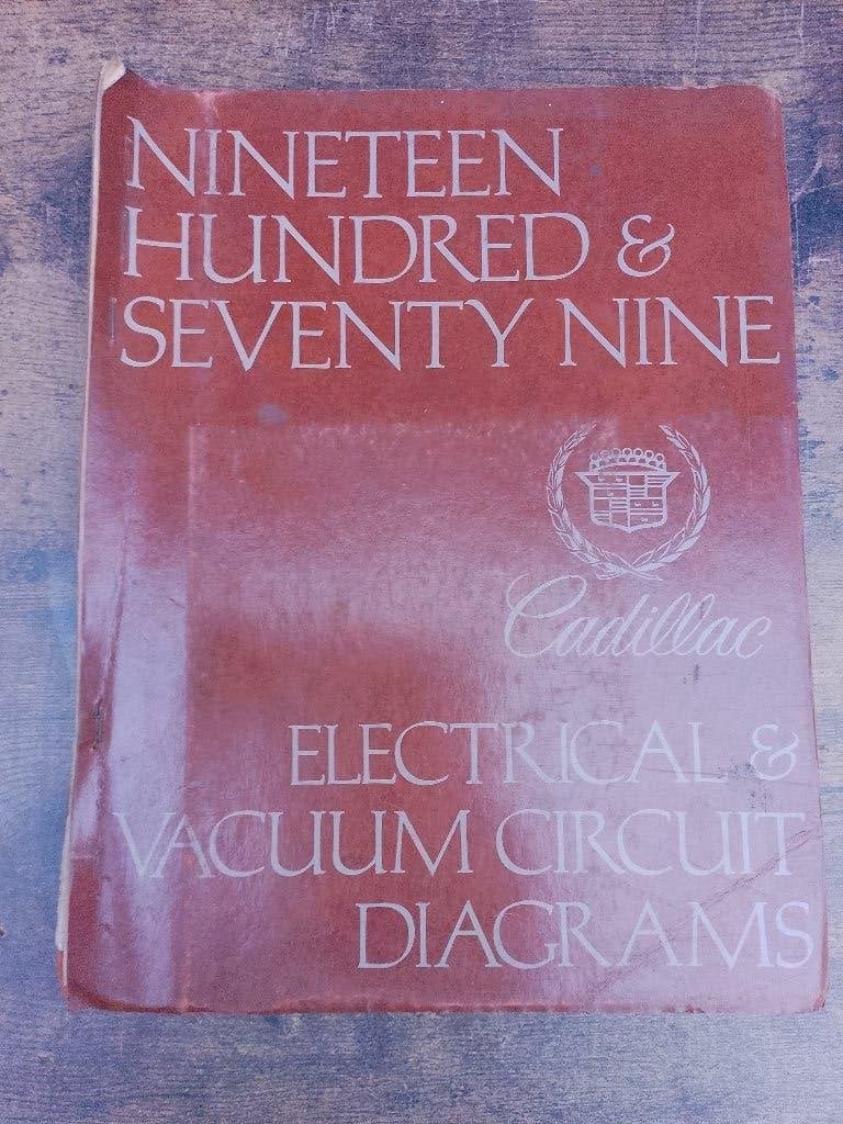 Dealer Werkplaatsboek Cadillac Stroomschema's 1979, Ophalen of Verzenden, Gelezen, Overige merken