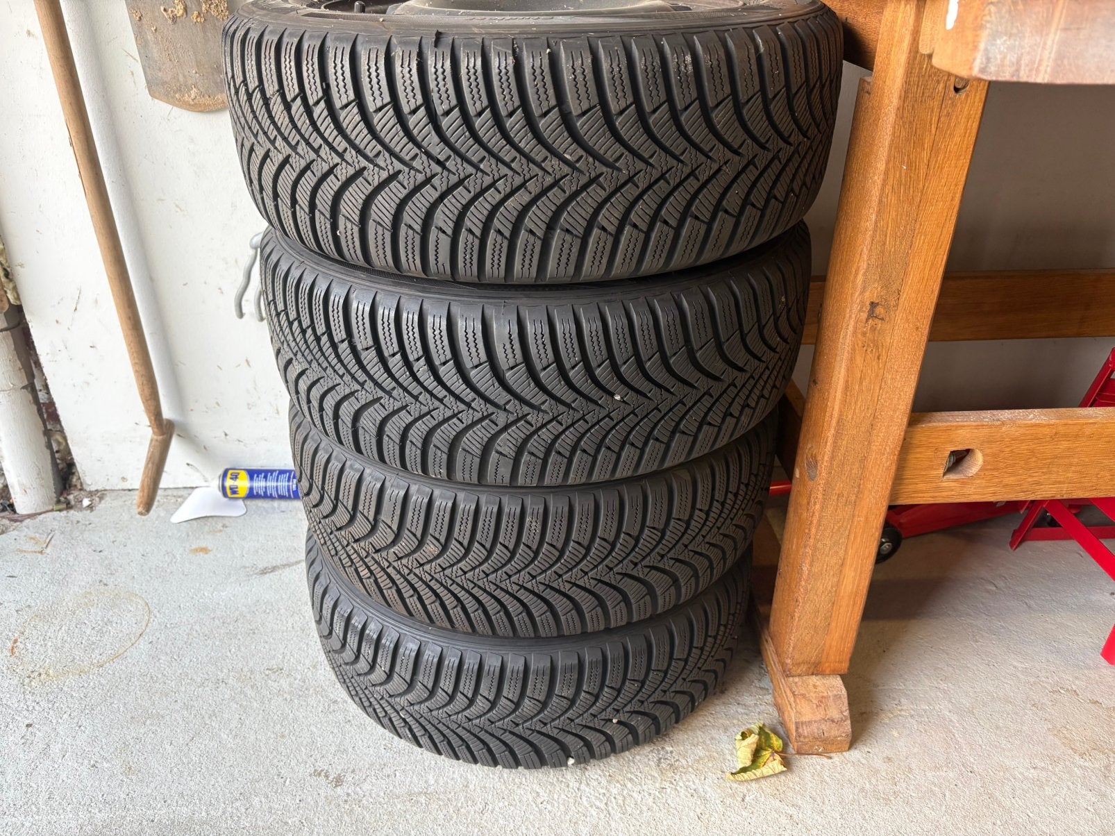 Hankook winterset met velgen 185/60 R14 volkswagen polo, Ophalen, 14 inch, Banden en Velgen, Personenwagen