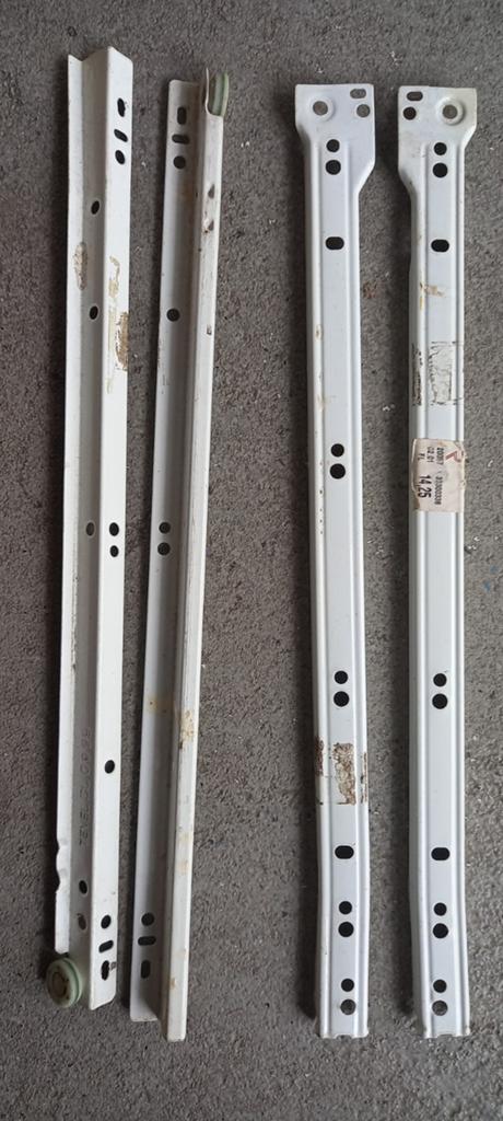 Metalen lade rolgeleiders voor kast 40-78 cm, Huis en Inrichting, Kasten | Roldeurkasten en Archiefkasten, Gebruikt, 75 cm of meer