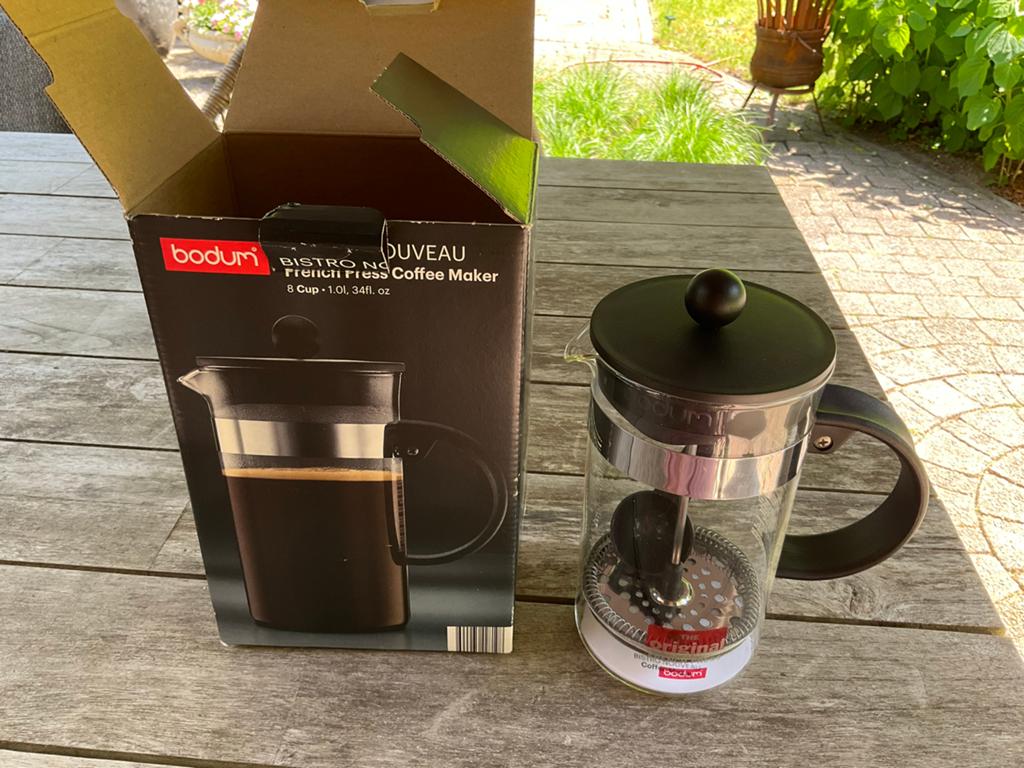 Bodum French Press Koffiezetapparaat - Bistro Nouveau, Overige modellen, Nieuw, Gemalen koffie, Ophalen of Verzenden