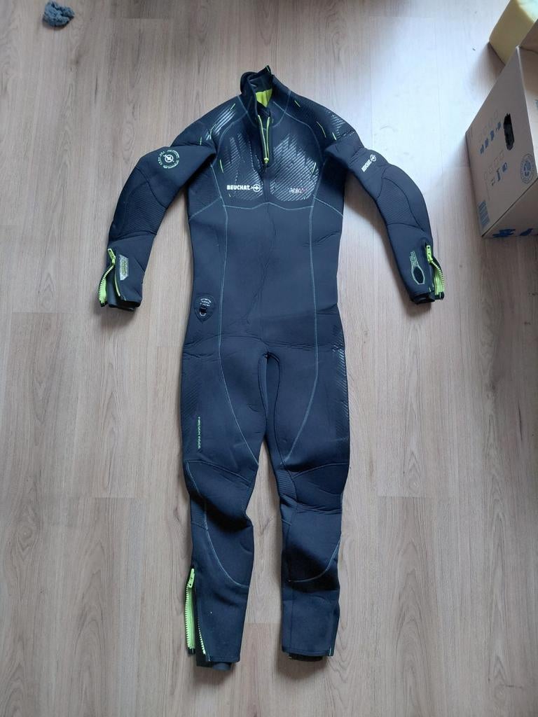 Beuchat Duikpak 7mm met Seals - Ideaal voor 186cm, Ophalen, Gebruikt, Duikpak