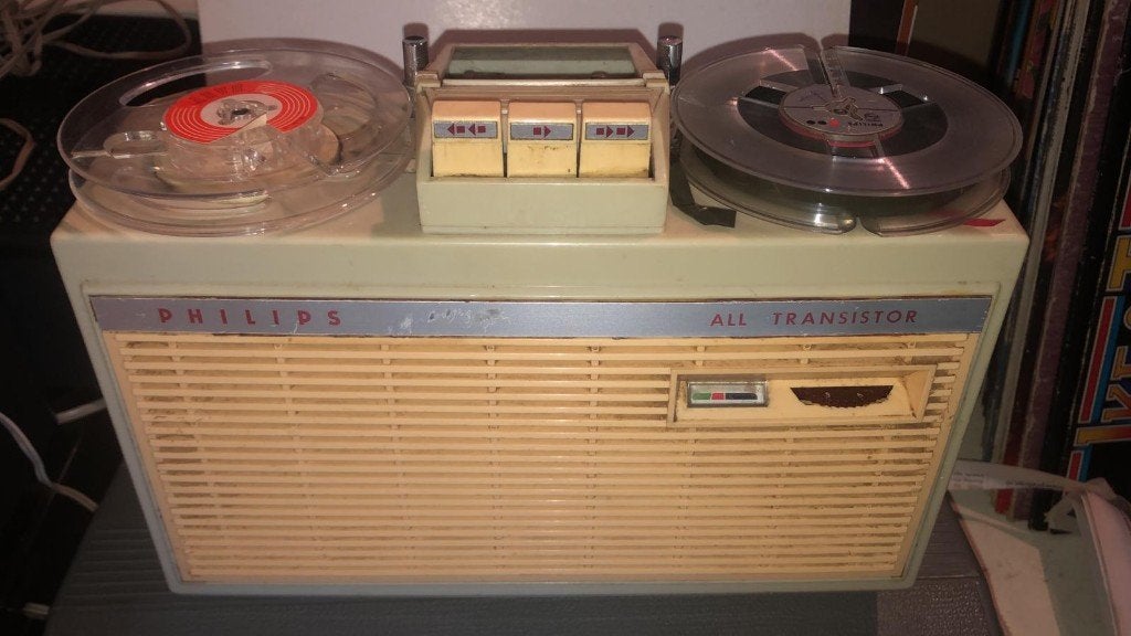 vintage bandrecorder van Philips el 3585/00 -1963, Ophalen of Verzenden, Bandrecorder