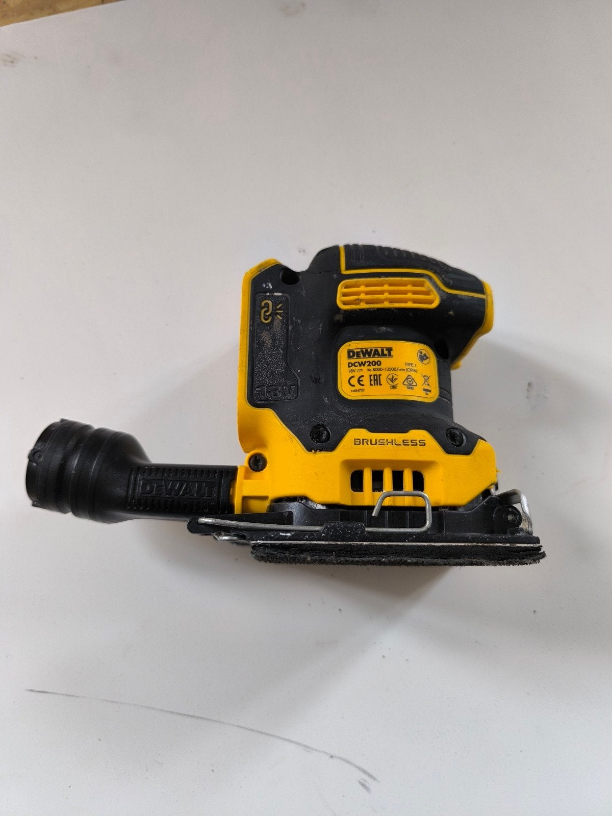 DeWalt 18V XR DCW200 Vlakschuurmachine, Ophalen of Verzenden