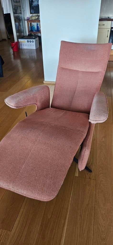 2 Mooie stoelen - Leolux stijl comfortabele seniorenstoel, Ophalen, Minder dan 50 cm, Gebruikt, 75 tot 100 cm