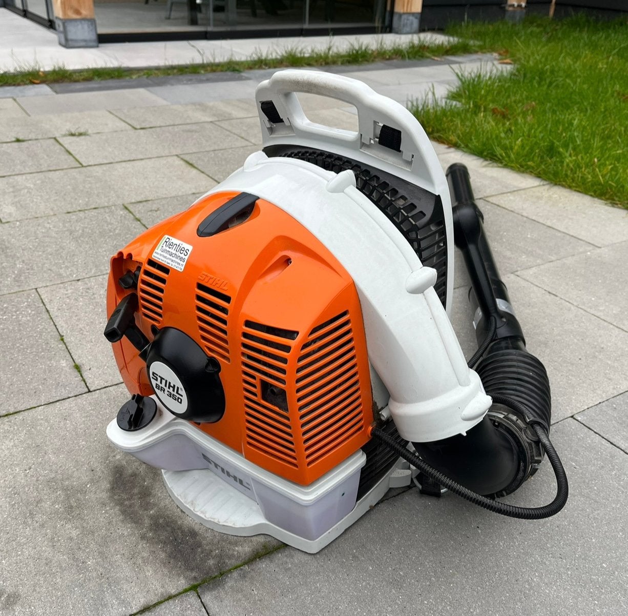 Te koop: Bladblazer Stihl BR350, Ophalen, Zo goed als nieuw, Benzine
