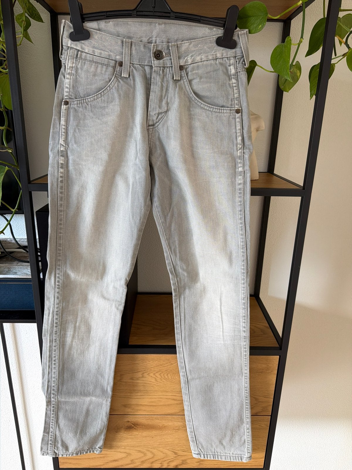 Wrangler Jeans W28 L34 - Grijs, Ophalen of Verzenden, Gedragen, Grijs, W28 - W29 (confectie 36)