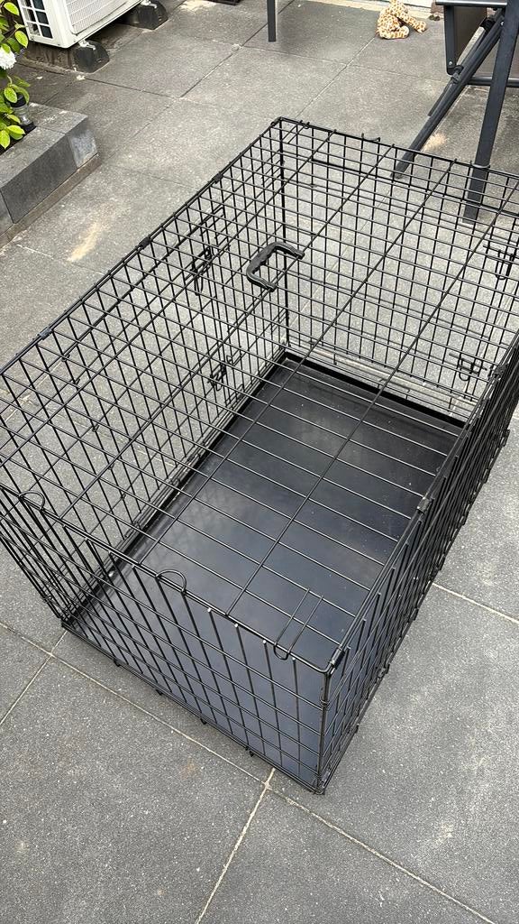 Bench zwart 107x71x77, Dieren en Toebehoren, Ophalen, Zo goed als nieuw, 75 tot 110 cm, Minder dan 65 cm