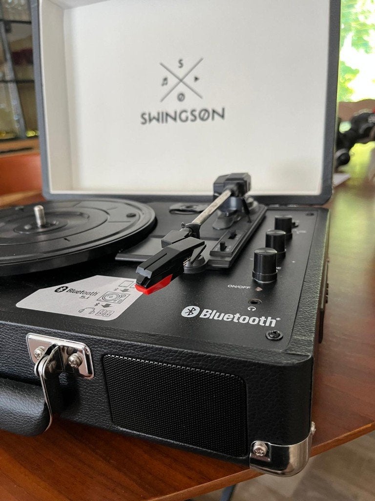 Retro Swingson Platenspeler – Als Nieuw!, Audio, Tv en Foto, Platenspelers, Ophalen of Verzenden, Zo goed als nieuw, Overige merken