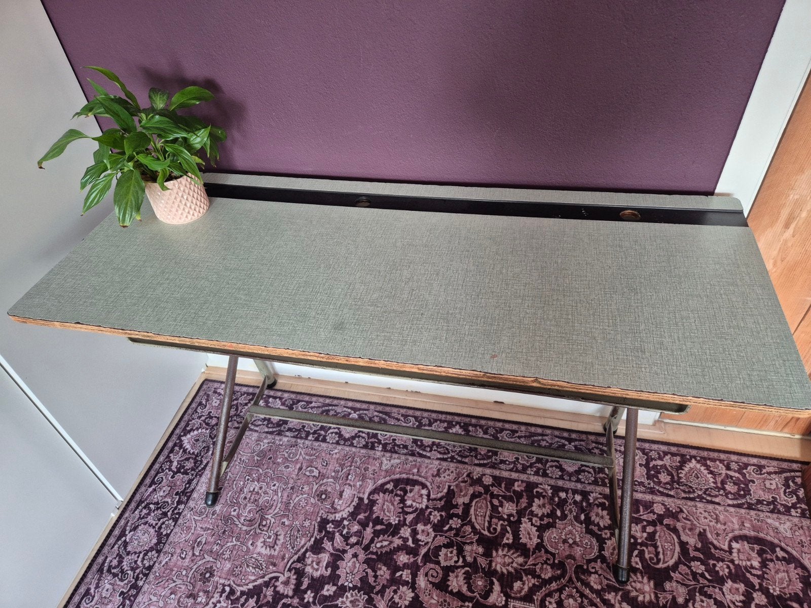 Vintage bureau - ideaal voor hobby of werk, Doe-het-zelf en Verbouw, Ophalen, Gebruikt, Minder dan 130 cm