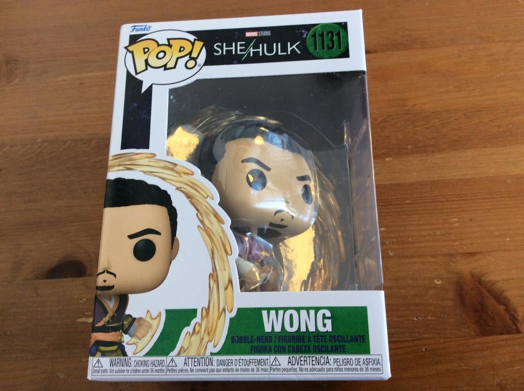 Marvel Funko pop. bobble-head. She/hulk. Wong. 1131 Nieuw, Ophalen of Verzenden, Nieuw