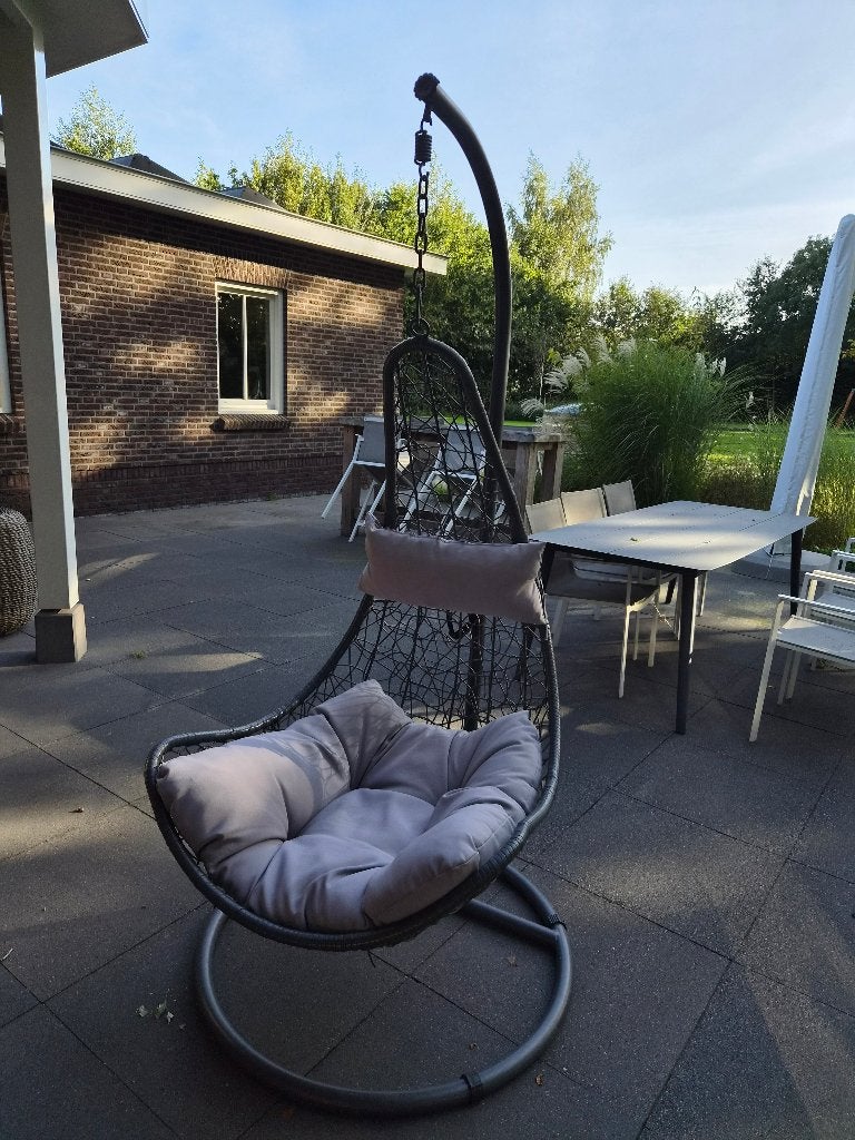 Comfortabele hangstoel, zo goed als nieuw, Ophalen, Zo goed als nieuw, Metaal