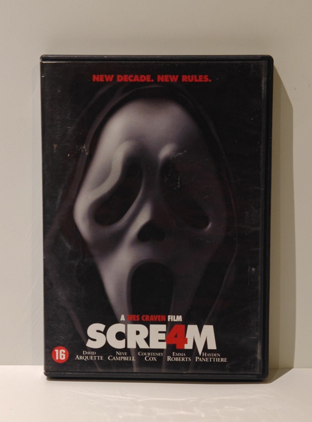 Scream 4 DVD Horror film Neve Campbell Courteney Cox Sidney, Engels, Vanaf 16 jaar, Nederlands, Inclusief doosje