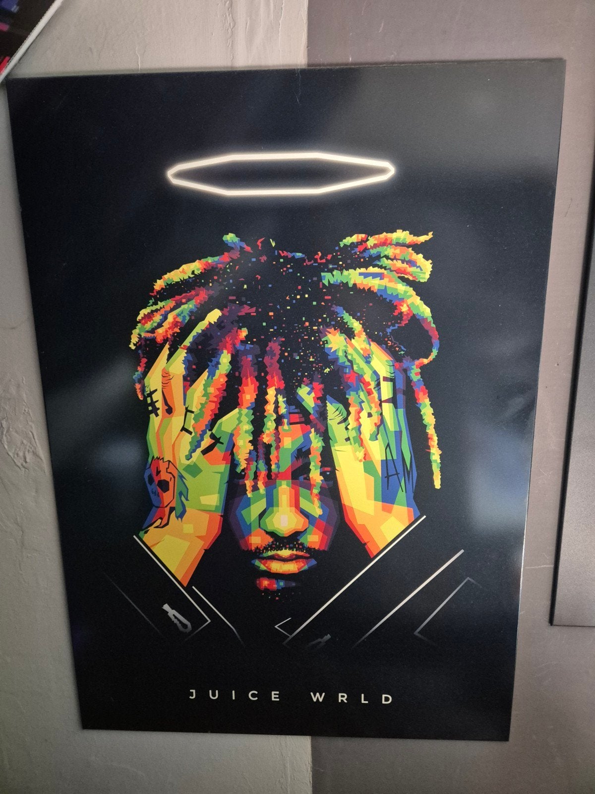 2 Displates L: Juice WRLD & Lil Peep - Zo goed als nieuw, 50 – 75, Ophalen of Verzenden, 50 tot 75 cm, Print