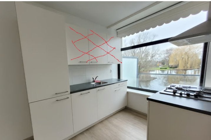 Wegens overgang naar elektriche koken keuken te koop., Ophalen of Verzenden, Gebruikt, 25 tot 50 cm, Minder dan 100 cm