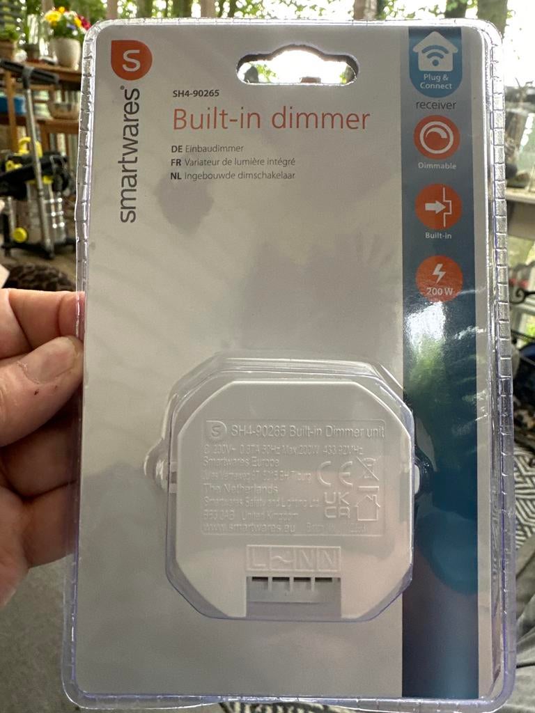 Smartwares SH4-90265 Inbouwdimmer 200W, Verzenden, Nieuw, Schakelaar